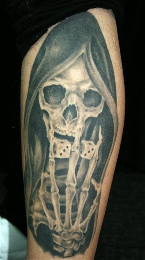 Spectacular Gruesome Creepy And Awesome Grim Reaper Tattoos