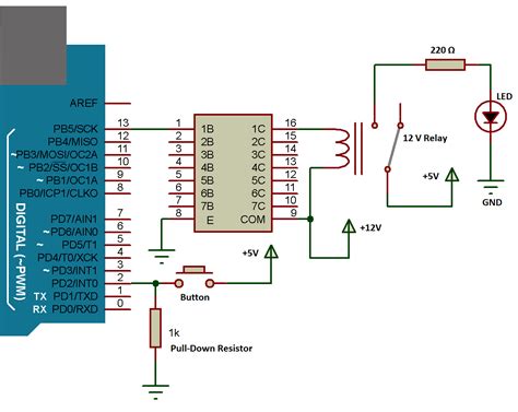 Interfacing Of Relay With Arduino Using Uln2003