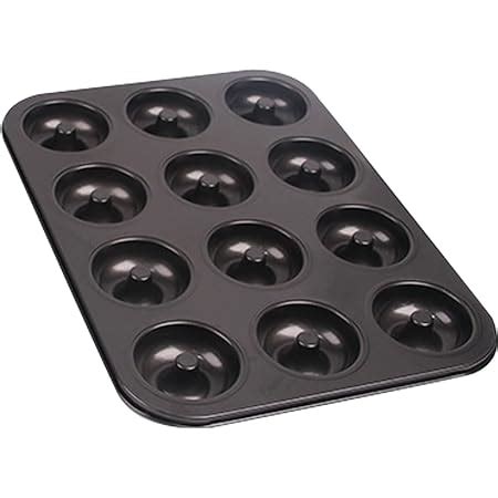 Amazon Com Kvmorze Nonstick Donut Pan Cake Mold Mini Carbon Steel Doughnut Baking Tray Mould