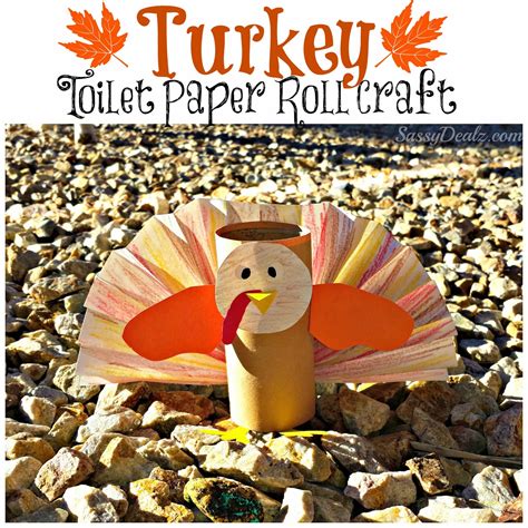 Turkey Toilet Paper Roll Craft For Kids Thanksgiving Art Project