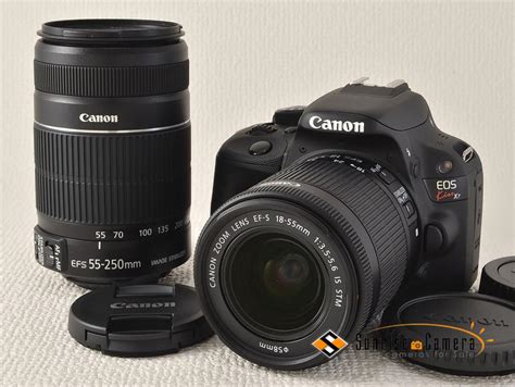 Canon ： eos kiss x7 購入しました! Canon Kiss X7(100D/Rebel SL1) EF-S 18-55mm 55-200mm ...
