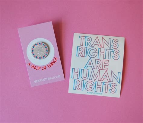 pride trans rights sticker equality sticker trans rights etsy