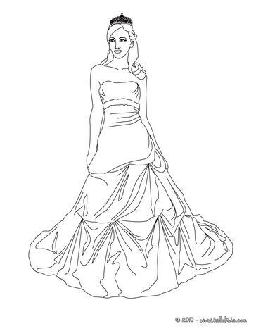 Maybe you would like to learn more about one of these? PRINCESSES DRESSES coloring pages - Princess with crown ...