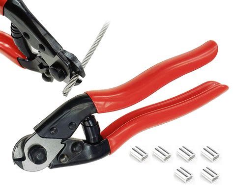 Muzata Steel Wire Cutter For Both Soft And Hard Steel Cable Or Wire