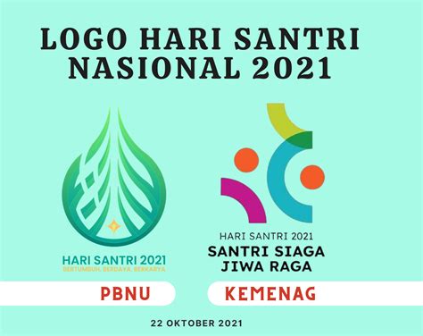 Simak Perbedaan Filosofi Logo Dan Tema Hari Santri Nasional Versi