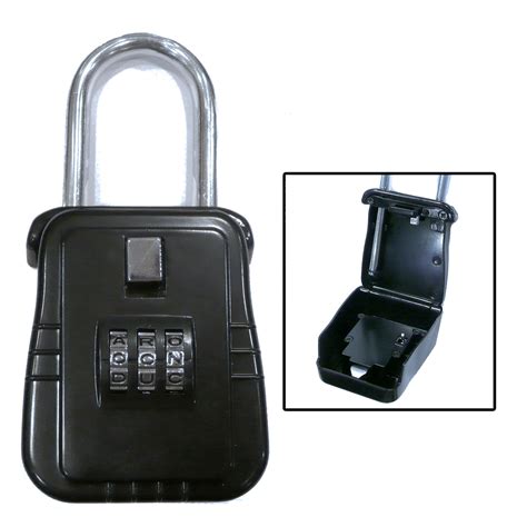 Door Lockbox And Realty Key Lock Box Features A 3 Letter Combination On A