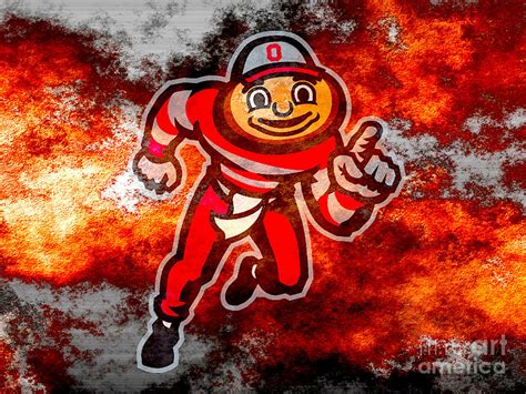 Ohio State Brutus Digital Art By Steven Parker Pixels