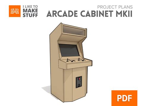 Arcade Cabinet Mkii Digital Plans Etsy Australia