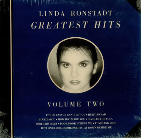 Linda Ronstadt Greatest Hits Volume Two Us Vinyl Lp Album Lp Record 452423