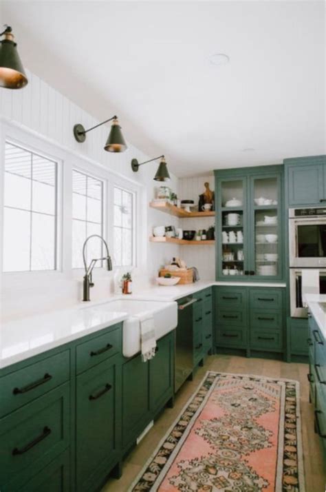 36 inspiring diy kitchen cabinets ideas projects you can build on. Green Kitchen Cabinets Design That You Can Make Your Own