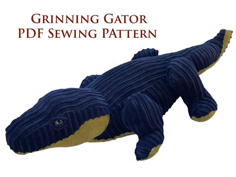 Alligator Sewing Pattern Etsy
