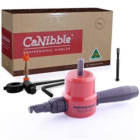 Canibble Professional Nibbler With Straight And Circle Cutting Attachment
