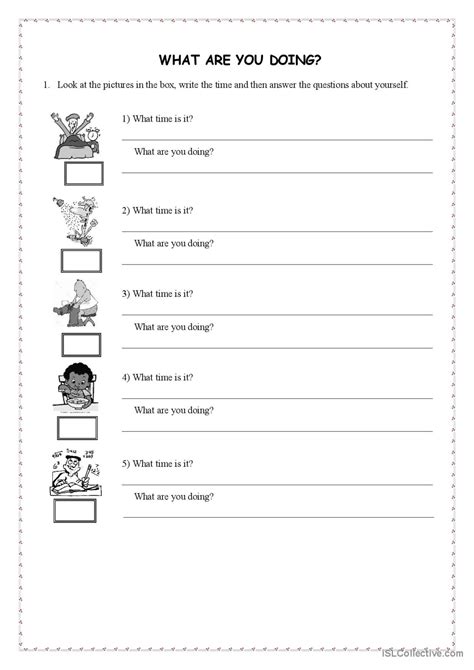 What Are You Doing English Esl Worksheets Pdf And Doc