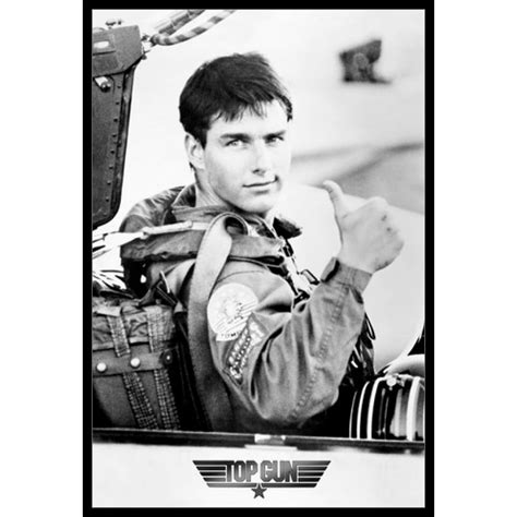 Top Gun Thumbs Up Tom Cruise Poster Poster Print