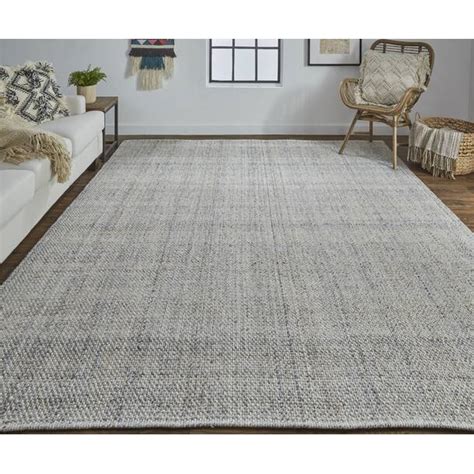 Ebern Designs Siona Handmade Flatweave Performance Olive Green Rug