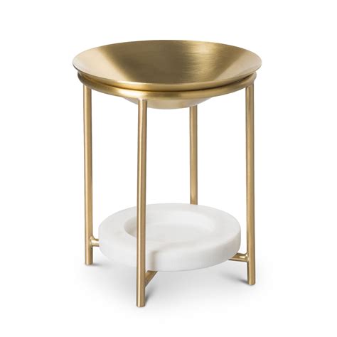 Fusing Form With Function Our Marble Brass Oil Burner Will Create A Stylish And Fragrant