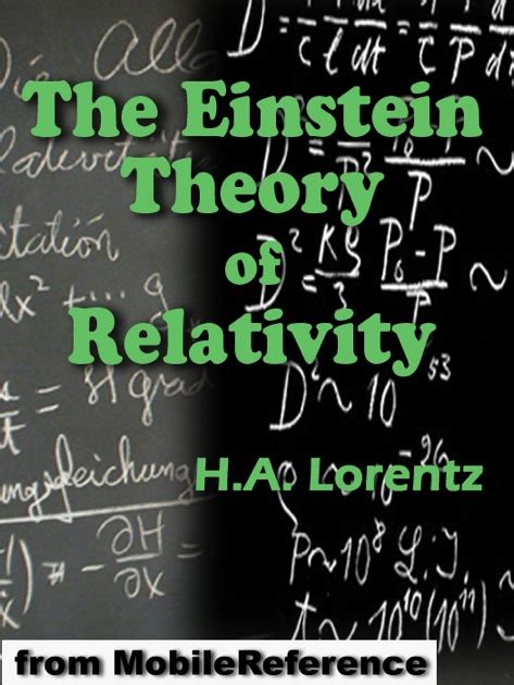 The Einstein Theory Of Relativity A Concise Statement By Prof Ha