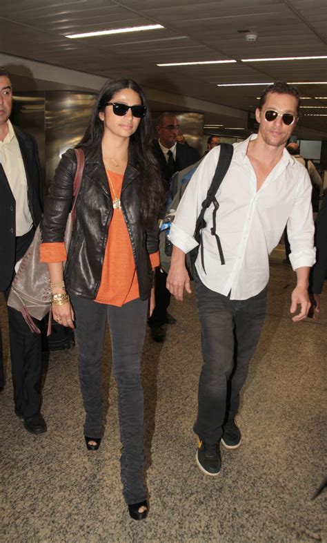 Matthew Mcconaughey And Fianceé Camila Alves Hold Hands In Brazil