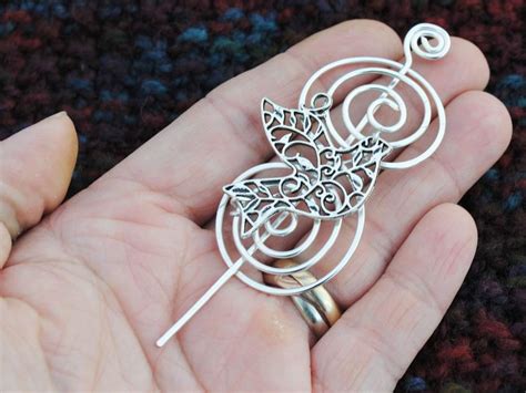 Bird Shawl Pin Charmed Silver Crafty Flutterby Creations