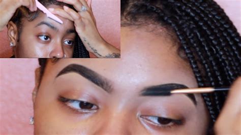 How To Groomshape Your Brows At Home Quarantine Upkeep Youtube
