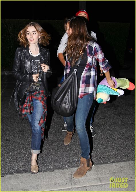 Lily Collins Nina Dobrev And Julianne Hough Girls Night Out Photo