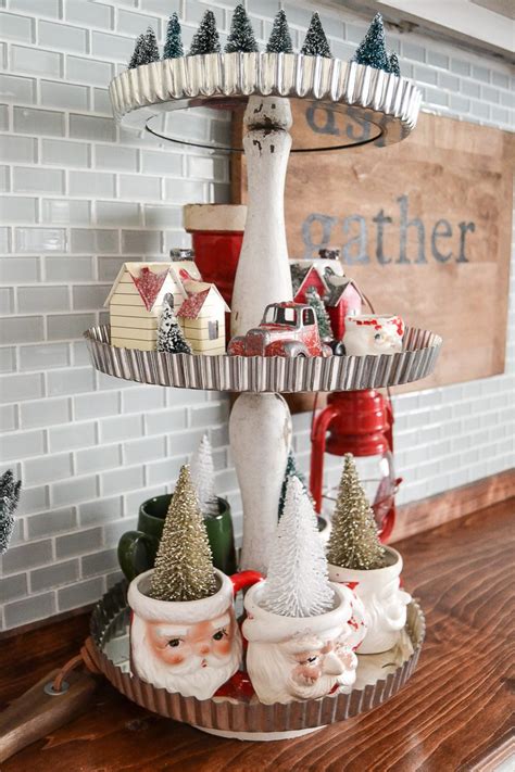Christmas Tiered Tray Decor Ideas For A Jolly Holiday