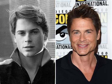 Actors Of The 80s Then And Now Then And Now Pinterest Rob Lowe