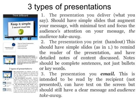 3 Types Of Presentations