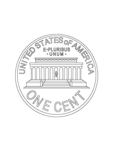 Us Coins Coloring Pages