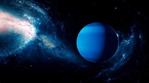 Realistic View Of Neptune From Deep Space Stock Motion Graphics Sbv