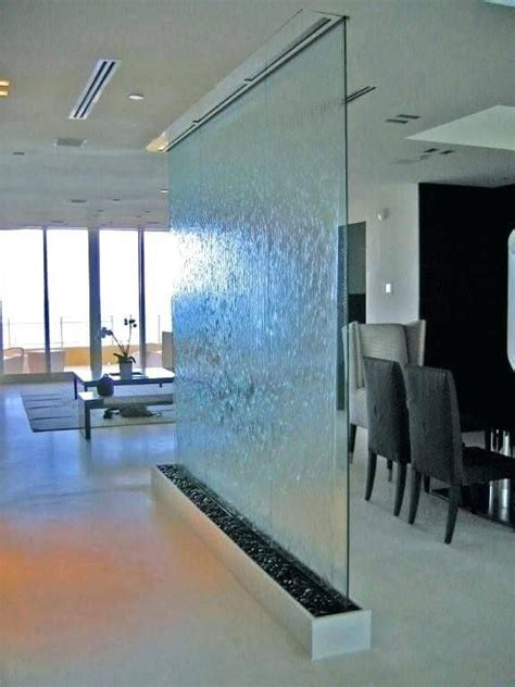 Amazing Partition Wall Ideas Engineering Discoveries Indoor Waterfall Wall Glass Waterfall