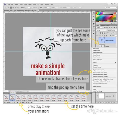 How To Make A Simple Animation Picklebums