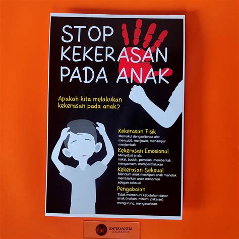 jual poster edukasi poster stop kekerasan terhadap anak apakah kita melakukan kekerasan pada