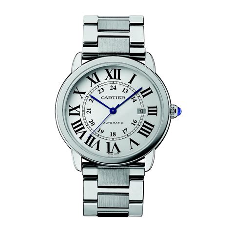 Cartier Ronde Solo Extra Large Stainless Steel Bracelet Watch Nemaro
