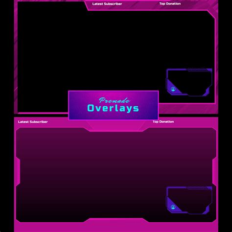 Animated Pink Neon Beach Vibe Twitch Overlay Pack Coming Etsy