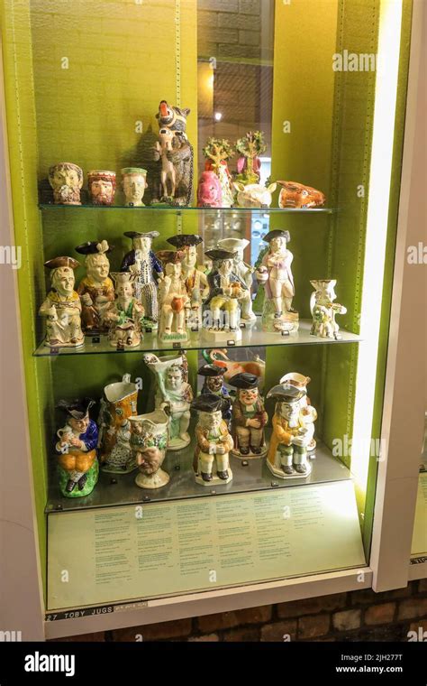 Toby Jugs On Display At The Potteries Museum And Art Gallery Hanley