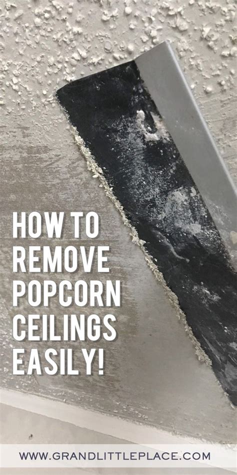 It is going to take quite a bit of water in order to get the ball rolling, but you do not want to apply too much because you could potentially. How to Get Rid of Popcorn Ceilings | Popcorn ceiling ...