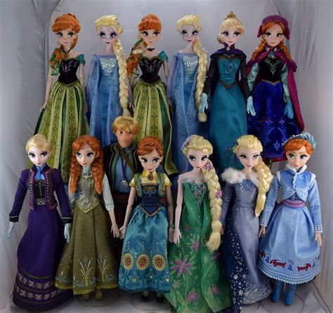 Complete Frozen Limited Edition 17 Doll Collection Disney Princess