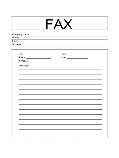 Business Fax Cover Sheet 3 Free Templates In Pdf Word Excel Download