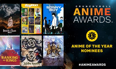 Vote Now Crunchyroll Announces 6th Anime Awards Nominees Animation