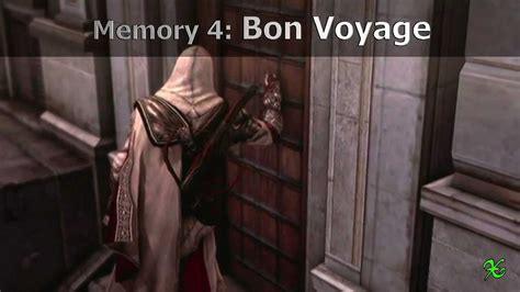 AC Brotherhood The Da Vinci Disappearance Memory 4 Bon Voyage 100