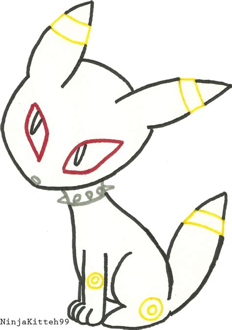 Baby Umbreon Lineart By Lordlucre On Deviantart
