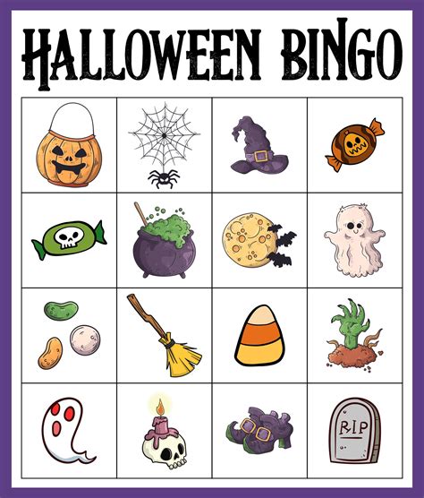 10 Best Preschool Printable Halloween Bingo Cards