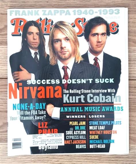 Rolling Stone Magazine January 27 1994 Nirvana Issue 674 Kurt Cobain