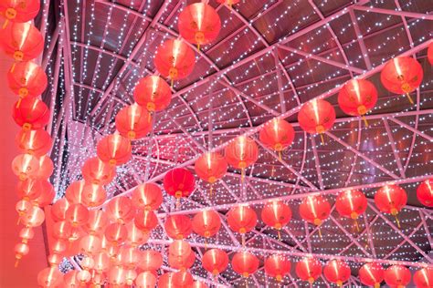 Chinese Lanterns During New Year Festival Stock Photo Image Of
