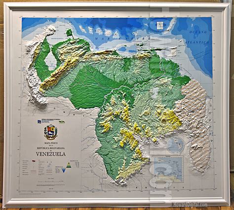 Venezuela 3d Map Venezuela Model Howard Models