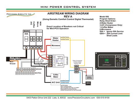 Illustrated wiring diagrams for home electrical projects. Power Control System Mini System Wiring Airstream A | Manualzz