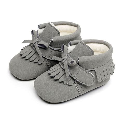 Fashion Toddler Newborn Baby Boys Girl Shoes Candy Color Crib Winter