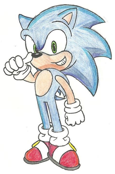 Sketch Sonic The Hedgehog By Speediothehedgehog On Deviantart