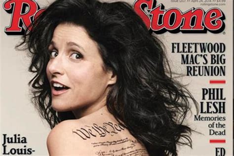 Veep Star Julia Louis Dreyfus Poses Nude For Rolling Stone